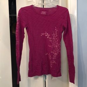American Eagle | Plum long sleeved tee